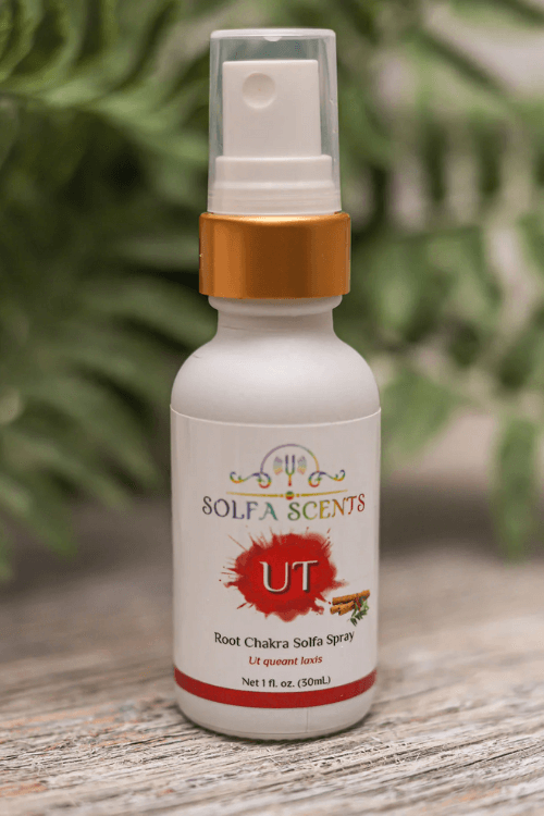 Solfeggio Note of UT - 396 Hz - Root Chakra Fine Mist Aromatherapy Spray